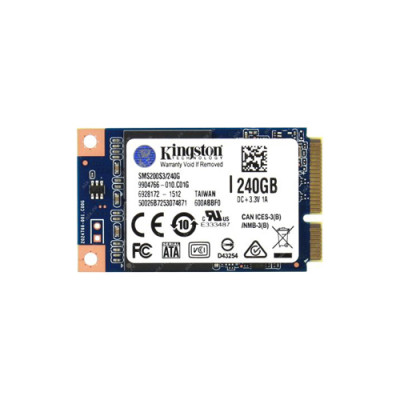 Kingston SSDNow mS200 Series 240GB MLC SATA 6Gbps mSATA Internal Solid State Drive compatible with servers