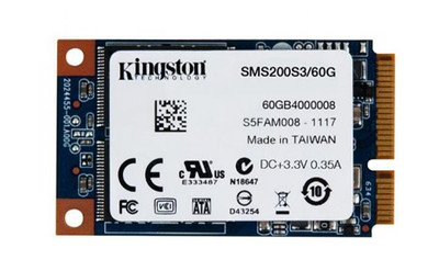 Kingston SMS200S3/60G-A1 SSDNow mS200 60GB mSATA SSD for SATA 6Gbps Internal Solid State Drive