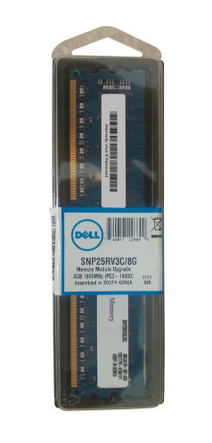 Dell 8GB PC3-10600 DDR3-1333MHz ECC Registered Memory Module for Servers