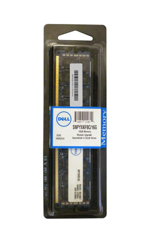 SNPYXKF8C - Dell 16GB PC3-10600 DDR3-1333MHz ECC Registered 240-Pin Memory