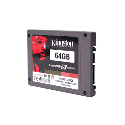 Kingston SNV225-S2/64GB SSDNow V Series 64GB MLC SATA 3Gbps 2.5 SSD for Internal Use