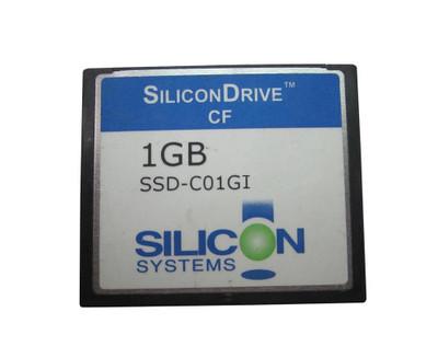 SiliconSystems SiliconDrive 1GB CompactFlash Type I SSD for Industrial Grade ATA/IDE (PATA) Devices