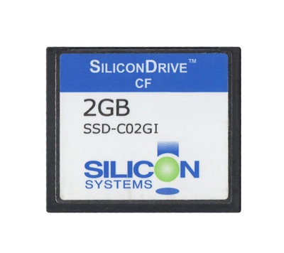 SiliconSystems SiliconDrive 2GB ATA/IDE CompactFlash Type I SSD - Industrial Grade - Compatible with ATA/IDE devices