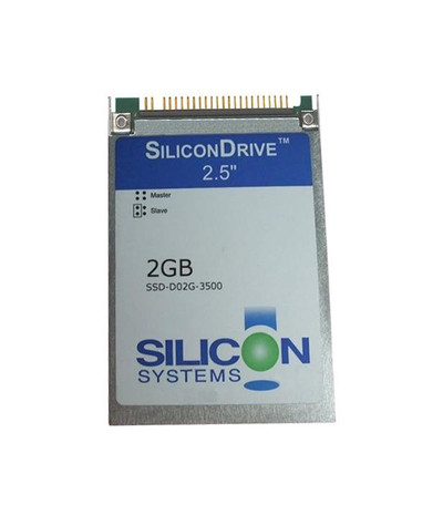 SSD-D02G-3500 - Silicon Systems 2GB ATA/IDE 2.5" Internal SSD