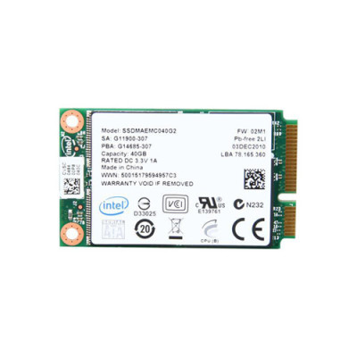SSDMAEMC040G2C1 - Intel 40GB SATA 3Gb/s mSATA 2.5" SSD