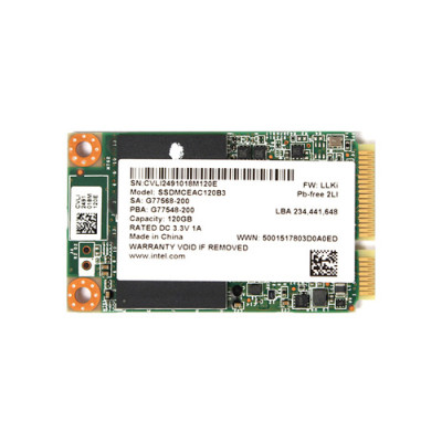 SSDMCEAC120B3 - Intel 120GB MLC SATA 6Gb/s mSATA SSD