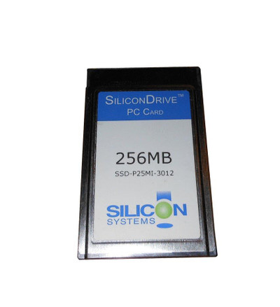 SiliconSystems SiliconDrive 256MB ATA PC Card Type II SSD Industrial Grade - Compatible with industrial applications