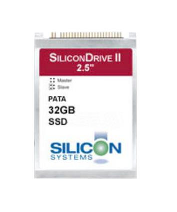 SiliconSystems SiliconDrive 32GB ATA PC Card Type II SSD for Internal Storage Servers