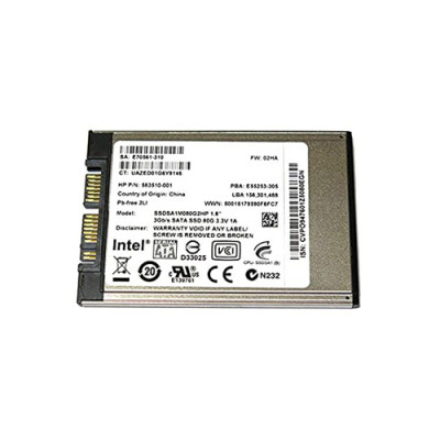SSDSA1M080G2HP - Intel 80GB SATA 3Gb/s 1.8" SSD
