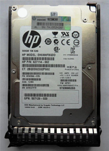 HP 627117-B21 300GB 15K RPM SAS 6Gbps Dual Port 2.5SFF HDD