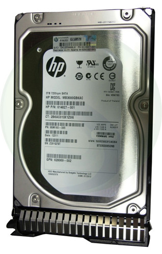 HPE 628061-B21 3tb Sata 6gbps 7200rpm 3.5inch Lff Sc Midline Hot Swap Hard Drive With Tray For Proliant Gen8 And Gen9 Servers