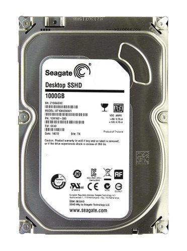 ST1000DX001 - Seagate 1TB 7200RPM SATA 64MB 3.5" Hybrid HDD