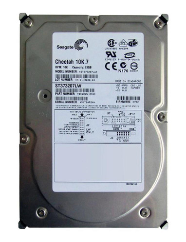 Seagate 73GB 10000RPM Ultra320 SCSI Hard Drive ST373207LW#36 for servers