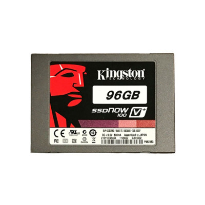 Kingston SSDNow V+100 Series 96GB MLC SATA 3Gbps 2.5-inch Internal Solid State Drive mounted in a server rack