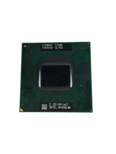 T7600 Intel Core 2 Duo 2.33GHz 667MHz FSB 4MB L2 Cache Mobile Processor