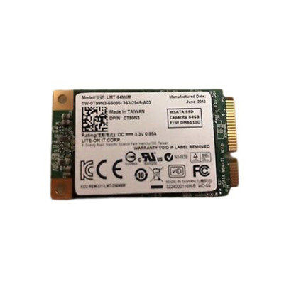 T99N3 - Dell 64GB mSATA 6Gb/s PCI-Express SSD