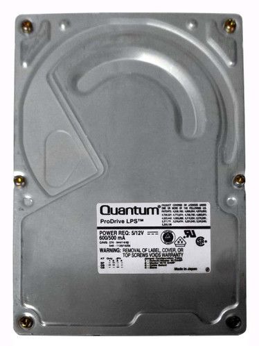 TB54A461 Quantum ProDrive LPS 541MB 4500RPM ATA/IDE 128KB Cache 3.5-inch Internal Hard Drive
