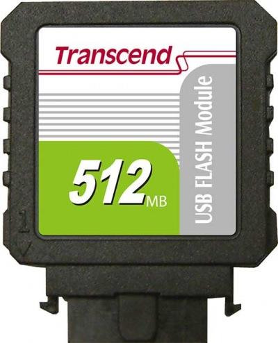 Transcend UFM-V 512MB SLC USB 2.0 Vertical DOM SSD for Internal Use