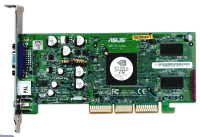 V9520MAGIC/T - ASUS GeForce FX5200 128MB DDR 64-Bit AGP 8x Graphics Card