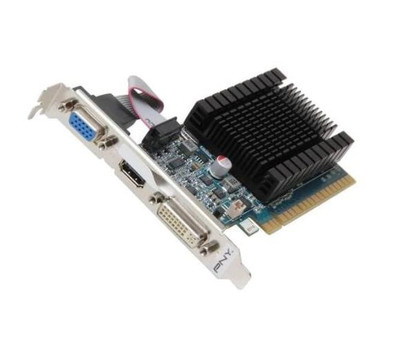 VCG841024D3SXPB - PNY GeForce 8400 GS 1GB 64-Bit DDR3 PCI Express 2.0 x16 HDCP Ready/ HDMI/ D-Sub/ DVI Video Graphics Card