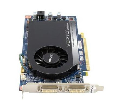 PNY nVidia GeForce 9600 GT 1GB Graphics Card 128-Bit GDDR3 DVI-I Mini DIN HDMI VGA - VCG961024GXPB - PCI Express