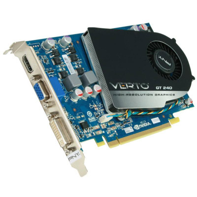 PNY nVidia GeForce GT 240 512MB PCI Express 2.0 Graphics Card VCGGT2405G5XPB-A1 for Gaming PNY nVidia GeForce GT 240 512MB PCI Express 2.0 Graphics Card VCGGT2405G5XPB-A1 for Gaming