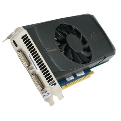 PNY GeForce GTS 450 1GB GDDR5 PCI Express 2.0 Video Graphics Card, DVI/mini HDMI, VCGGTS4501XPB-A1, compatible