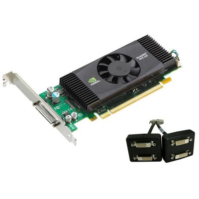 VCQ420NVS-X16-DVI-PB PNY Quadro NVS 420 512MB (256MB Per GPU) 128-Bit (64-Bit per GPU) GDDR3 PCI Express 2.0 x16 VHDCI to Quad DVI-D SL Adapter Low Profile Workstation Video Graphics Card