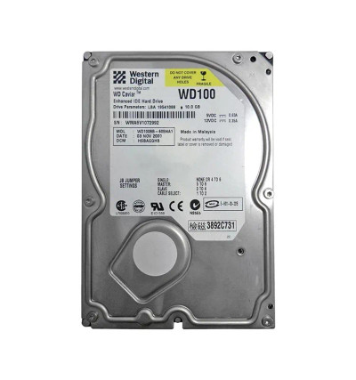 Western Digital Caviar 10GB 7200RPM ATA-100 2MB Cache Internal Hard Drive for Desktop Computers