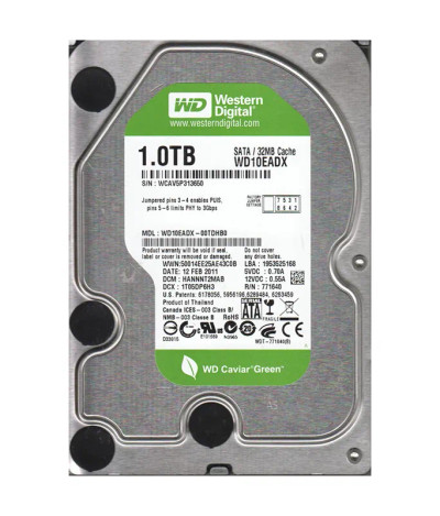 WD10EADX - WESTERN DIGITAL 1TB 5400RPM SATA 6Gb/s HDD