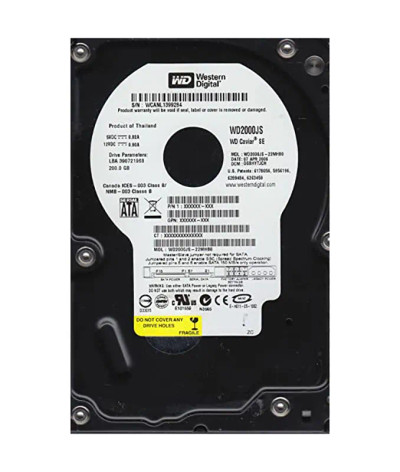 WD2000JS - WESTERN DIGITAL 200GB 7200RPM SATA 3.5" HDD