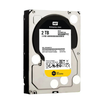 Western Digital RE 2TB 7200RPM SATA 6Gbps 64MB Cache 3.5 Internal Hard Drive for servers