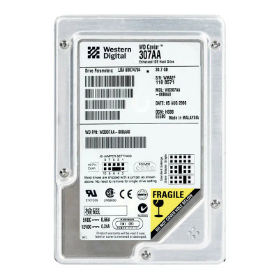 WD307AA - WESTERN DIGITAL 30.7GB 5400RPM EIDE 3.5" HDD