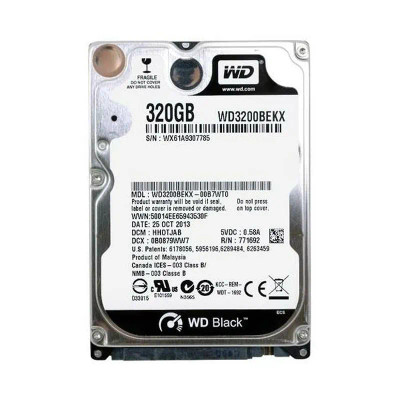WD3200BEKX - WESTERN DIGITAL 320GB 7200RPM SATA 2.5" HDD