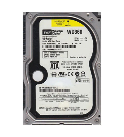 WD360GD - WESTERN DIGITAL 36GB 10000RPM SATA 3.5" HDD