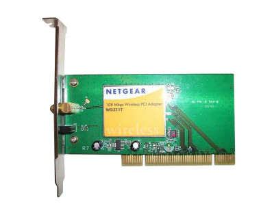 Netgear WG311T 108 Mbps Wireless PCI Adapter for IEEE 802.11b/g 2.4 GHz PCI 2.2 slot
