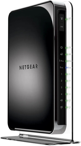 Netgear N900 Wireless Dual Band Gigabit Router - WNDR4500-100NAS - for high-speed internet access