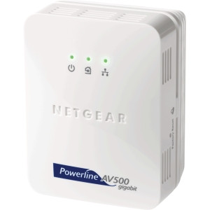 Netgear XAV5001 Powerline Network Adapter for 500 Mbps Ethernet Connecti