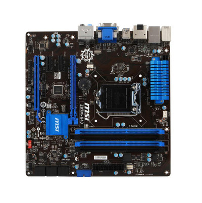 Z87M-G43-A1 - MSI Socket LGA 1150 Intel Z87 Express Chipset DDR3 4x DIMM 6x SATA 6.0Gb/s Micro-ATX Motherboard