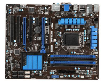 ZH77A-G43 - MSI MS-7758 v1.3 Motherboard Intel H77 LGA 1155 DDR3 SATA 6Gb/s USB 3.0