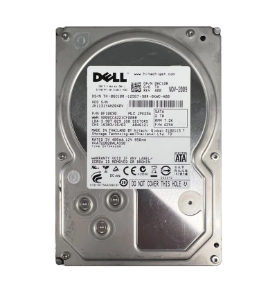 6C10R - Dell 2TB SATA 7200RPM 3.5" Hot-Pluggable HDD