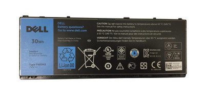 FWRM8 - Dell 3-Cell 30Wh Laptop Battery