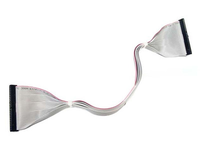 HP Floppy Drive Cable for ProLiant ML350/ML370 G5 server, part number 271946-009, compatible with HP servers.