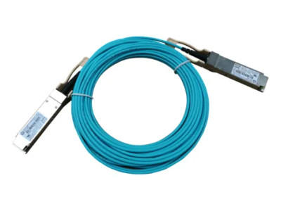 HP 10m X2A0 100G QSFP28 to QSFP28 Active Optical Cable for high-speed data transfer in networking setups