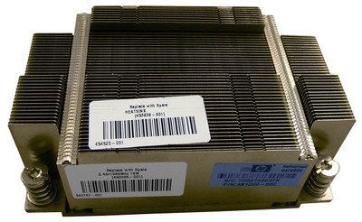 HP Processor Heatsink Assembly for ProLiant BL680c G5 Server, part number 453939-001, compatible with HP servers.