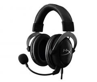 KHX-HSCP-GM Kingston KHX-HSCP-GM Wired 3.5mm HyperX Cloud II Headphone w/ Microphone (Gun Metal)