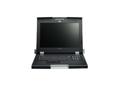 Dell 18.5-inch LED Touchpad Keyboard Mouse Rack Console with 1U Ready Rails for H8GK0 Servers