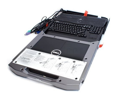 PDJCN - Dell 17FD 17-inch LCD Rack-Mount LCD Console