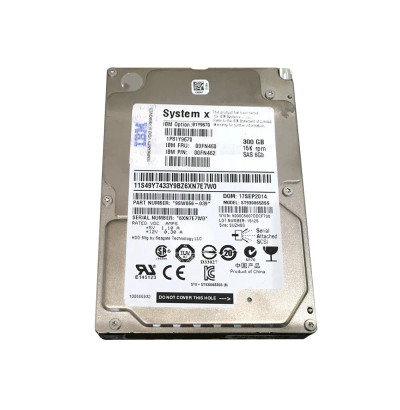 IBM 81Y9670 300GB 15000RPM SAS 6Gbps 2.5 SFF HDD with Tray, compatible with server racks