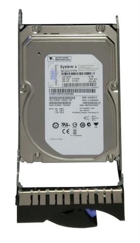 IBM 81Y9758 3TB 7200RPM SAS 6Gbps 3.5 Hot Swap Nearline Hard Drive with Tray for System X, compatible with server racks